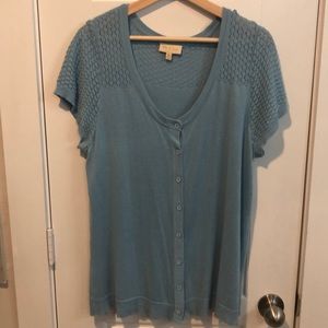 ModCloth lightweight baby blue sweater